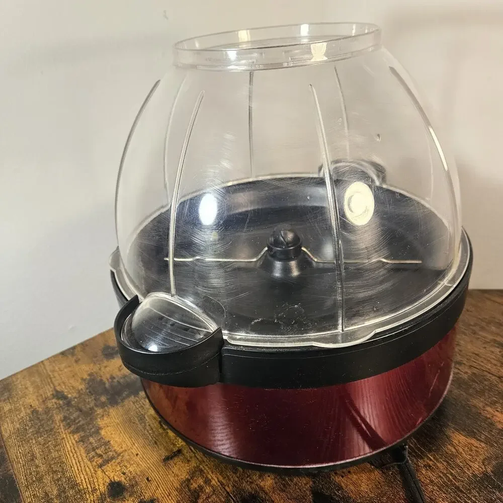 Waring Pro WPM10 Professional Popcorn Maker Machine 20 Cups Red Black Tested